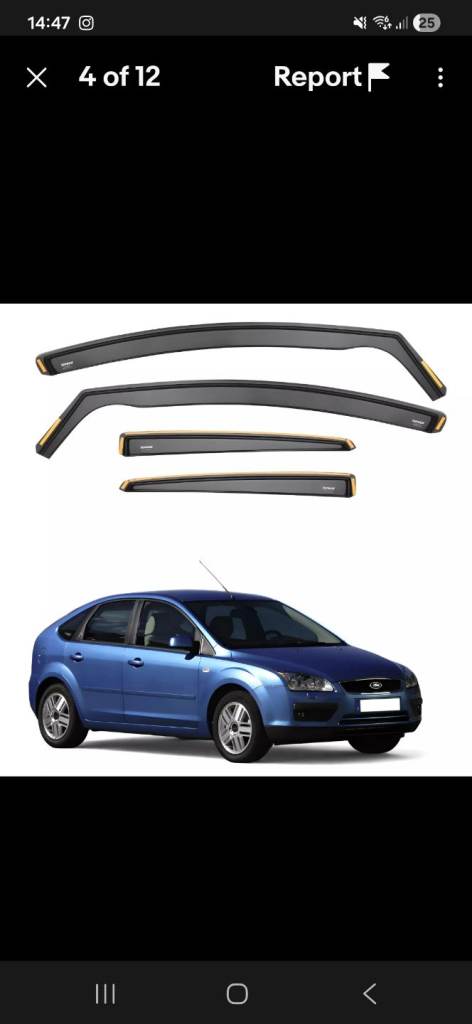Ford focus Mk2/2.5 5door wind deflectors 