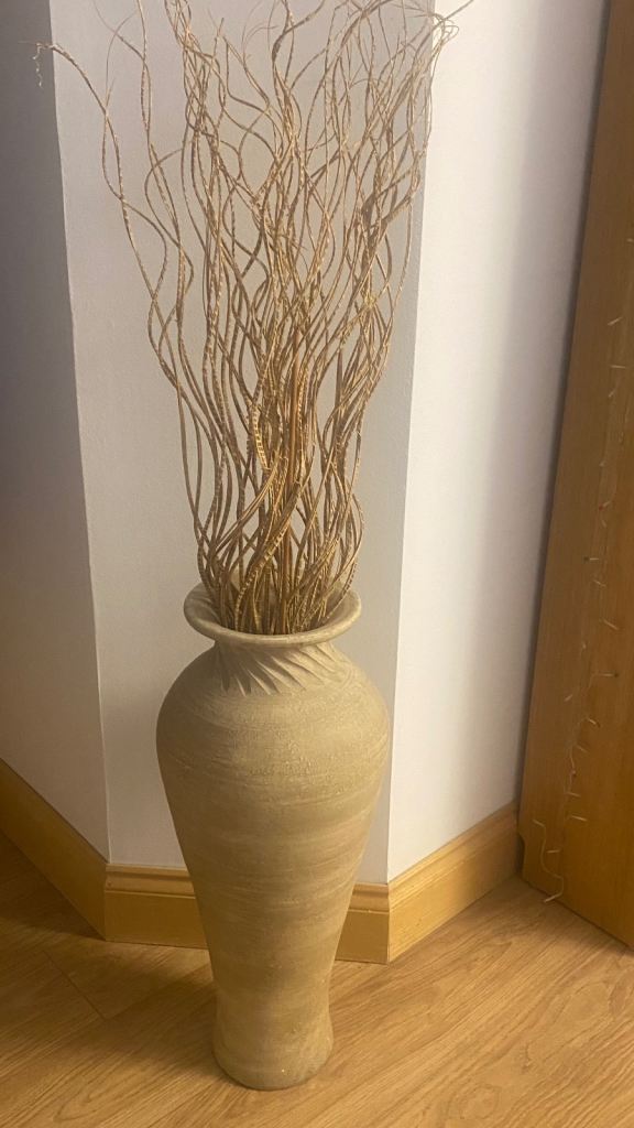 Floor Vase with Twigs