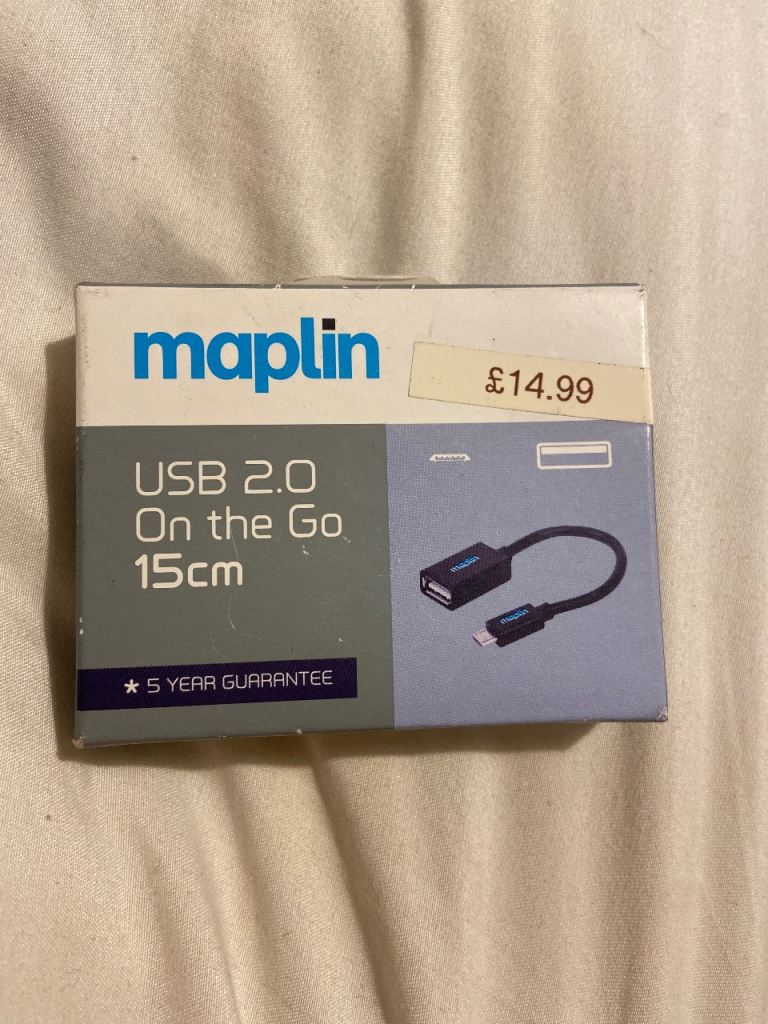 image for Maplin usb phone to usb connector 