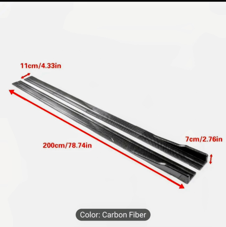 Side skirt spoiler Carbon fibre 