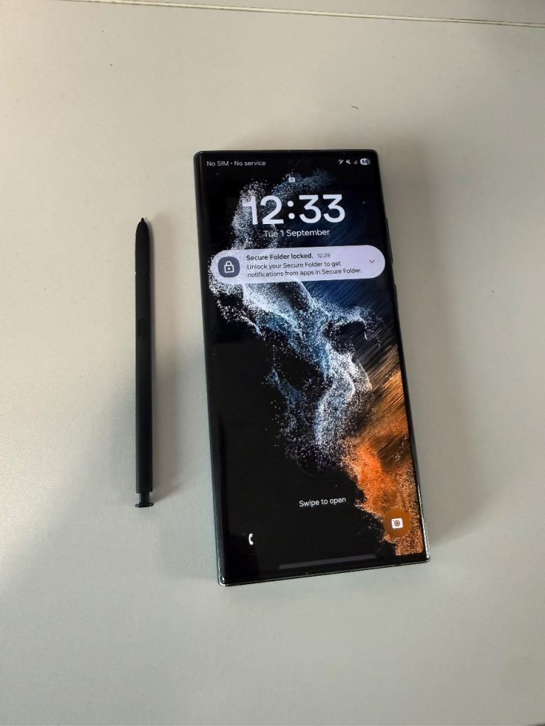 S22 Ultra Unlocked Graphite - Mint condition 