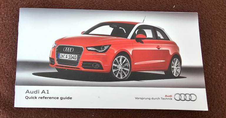 Audi A1 Quick Reference Guide 