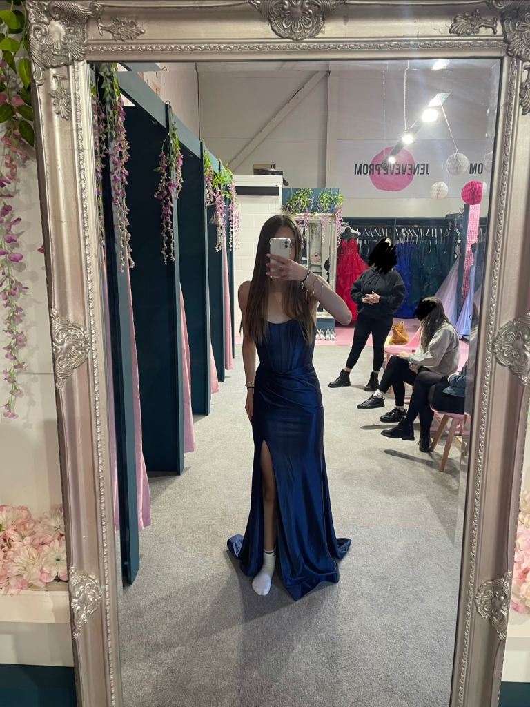 Angel Forever Midnight Blue Prom Dress, Size 3XS