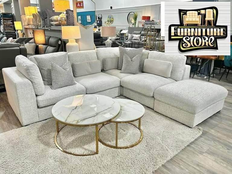 Premium Comfy Dylan Corner Sofa & 3-2 Sofa Set 🎯 25% Off Free Delivery **