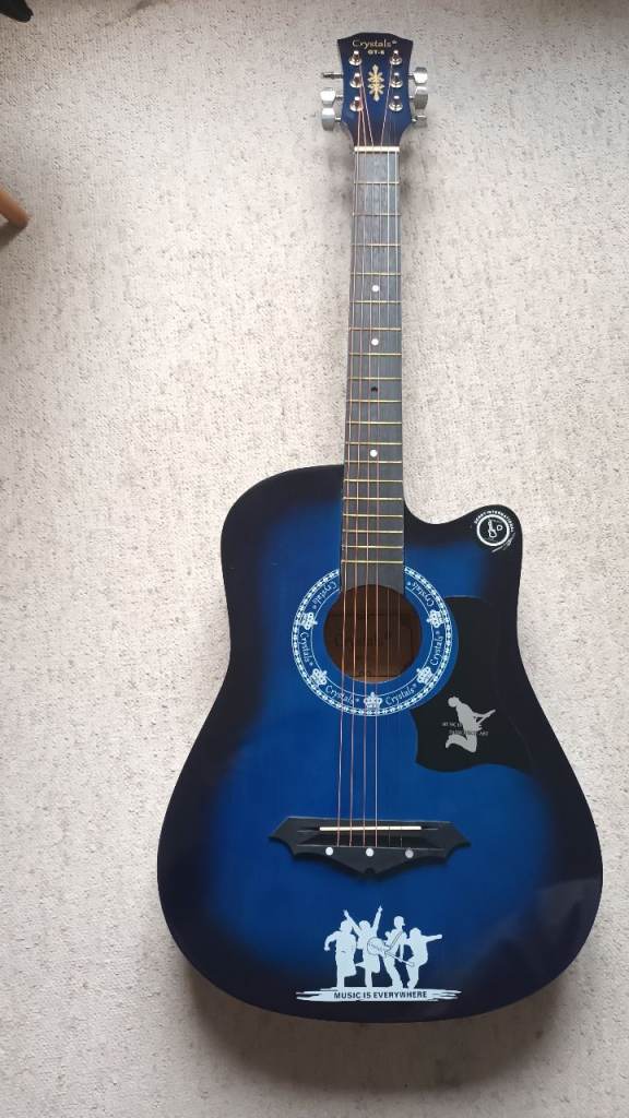 Steel strung acoustic guitar 