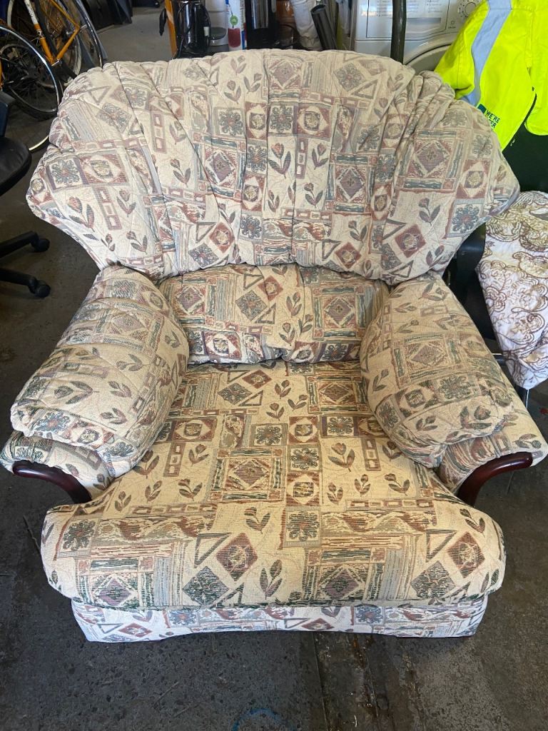 G plan 2 seater sofa and armchair 