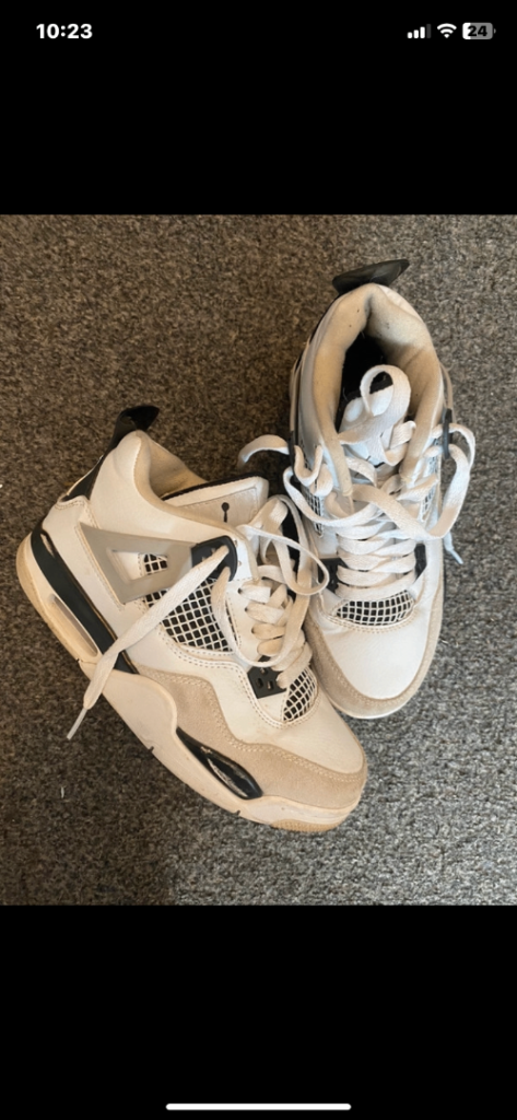 Military black Jordan 4s