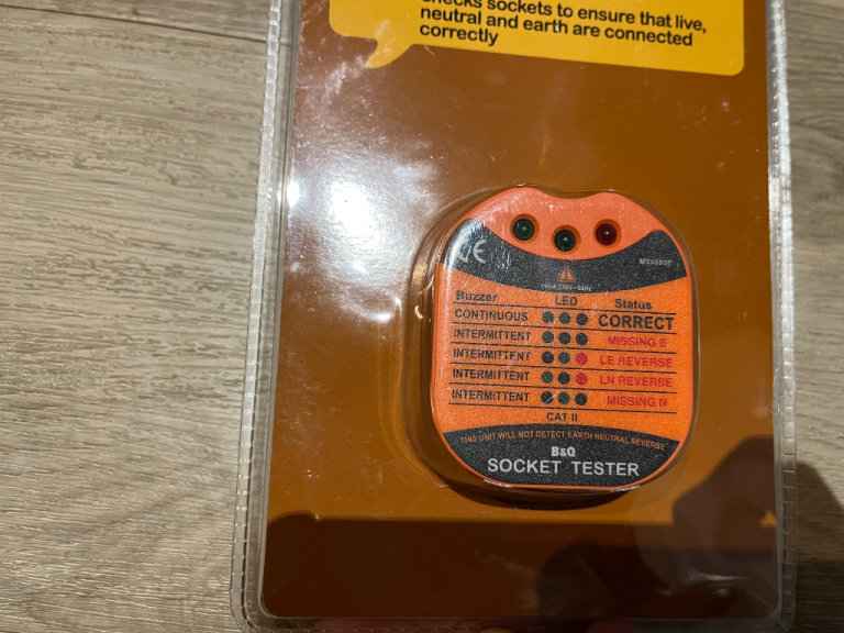 image for Digital Socket Tester - Brand new
