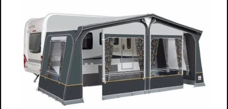 Dorema Daytona 240 Caravan Awning with Heavy Duty Canvas Ground Sheet