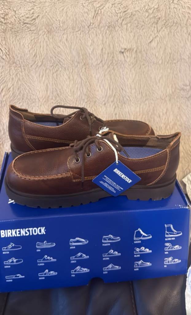 BIRKENSTOCK Highwood Moc Lace Low Shoes – UK 10.5, Brand New