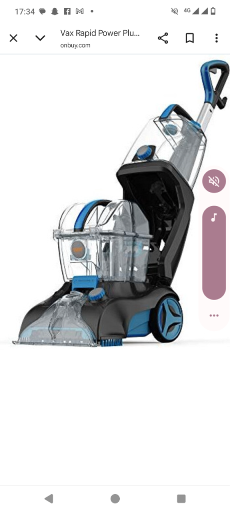 Vax max carpet cleaner with all extentions and cleaning solutions arpet cl