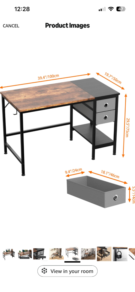 Computer desk ( Available from 23rd May )