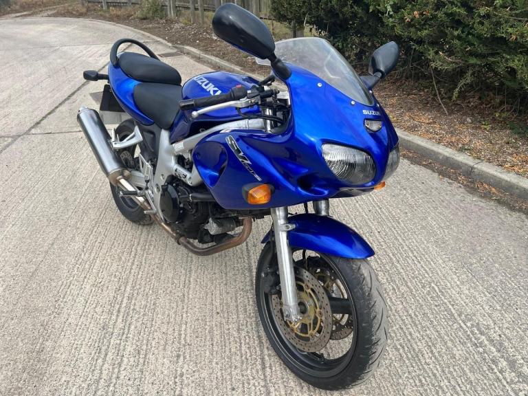 2000 V SUZUKI SV650S Y SV 650 HALF FAIRED BLUE SV650SY SPORTS TOURING 18k MILES