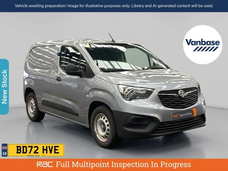 2022 Vauxhall Combo Electric 2300 50kWh Dynamic Panel Van 5dr Electric Auto L1 H1 (7.4kW Charger)...
