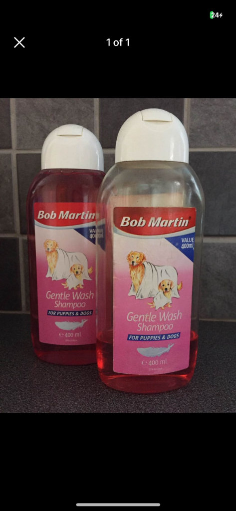 (091) Bob Martin puppy shampoo x2