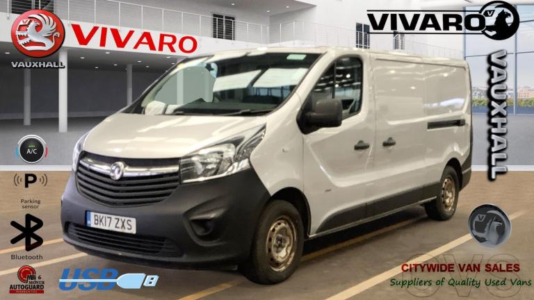 2017 Vauxhall Vivaro 2900 1.6CDTI 90PS ecoFLEX H1 LWB Van NO VAT PANEL VAN Diesel Manual