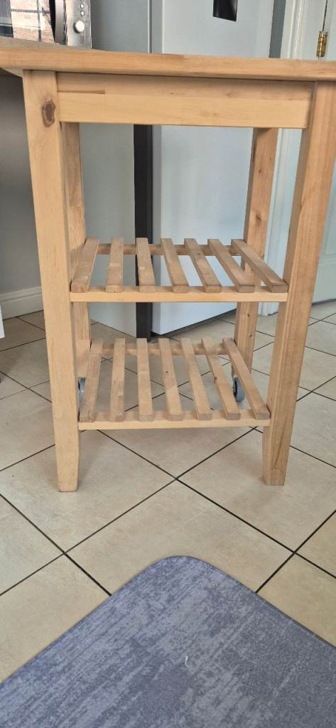 Kitchen butchers trolley