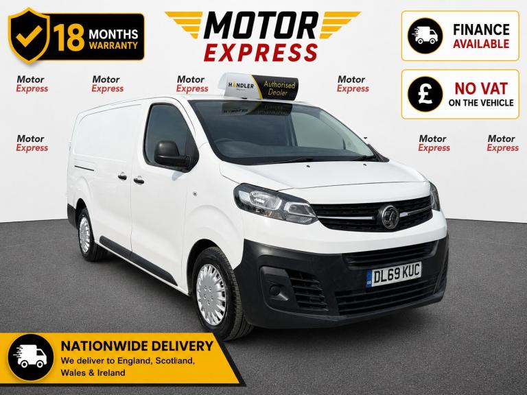 2019 Vauxhall Vivaro 3100 2.0d 120PS Edition H1 Van PANEL VAN Diesel Manual