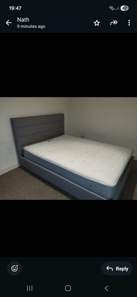 Double bed with built in USB charger