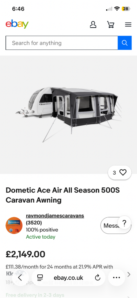 Dometic air all season 500 s