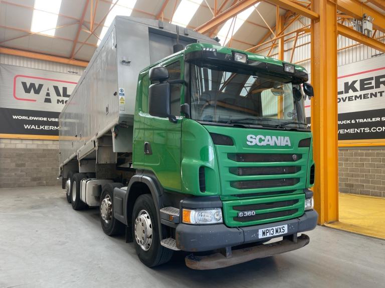 SCANIA G360 8X2 ALUMINIUM BULK BLOWER/TIPPER - 2013 - WP13 MXS