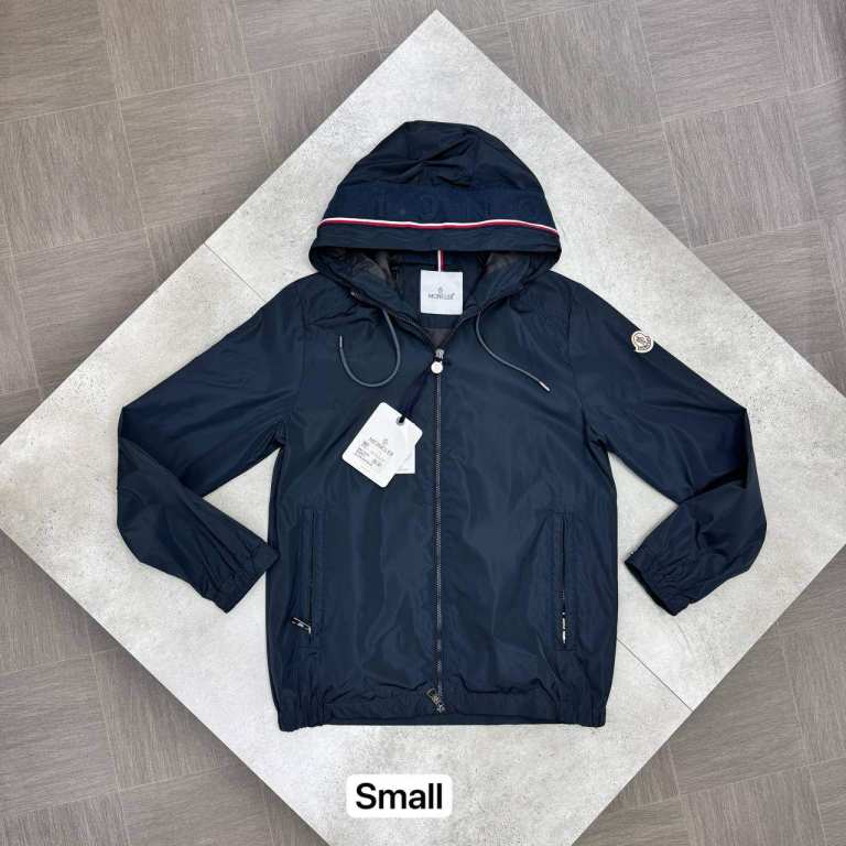 Moncler Navy Blue Hooded Jacket - Brand New with Tags