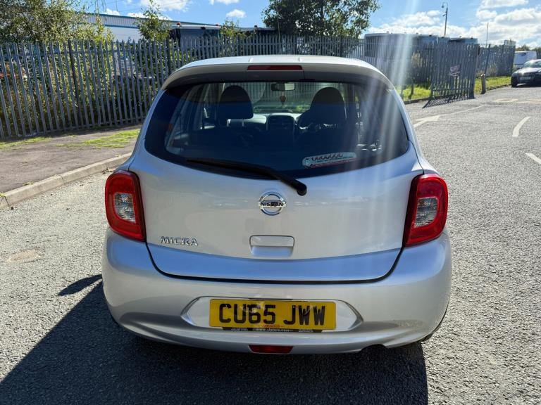 2015 65 REG NISSAN MICRA ACENTA 1.2 5 DOOR PETROL HATCHBACK MANUAL SILVER EURO 6