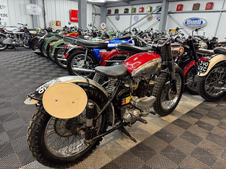 1950 BSA A7 500cc Plunger scrambler, high level pipes, ready to use! super cool 