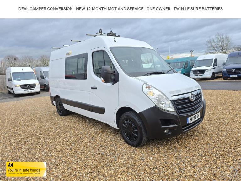 2019 Vauxhall Movano 2.3 CDTi 3500 Panel Van 5dr Diesel Manual FWD L2 H2 Euro 6 (130 ps) Panel Va...