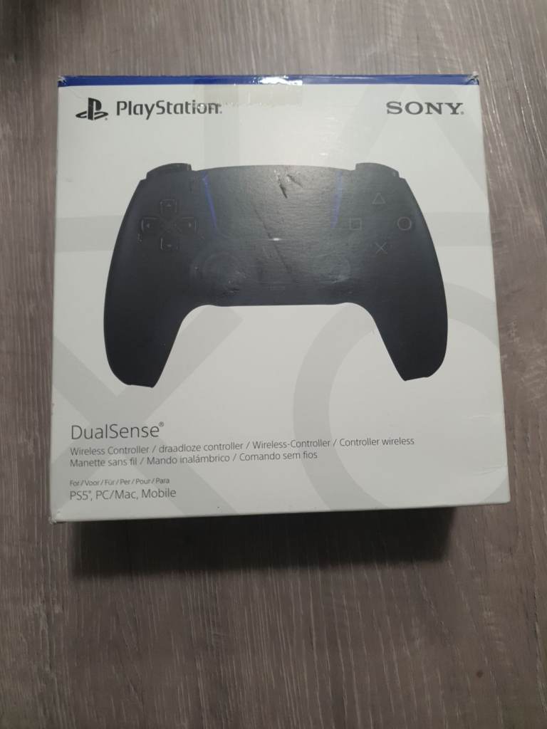 Black ps5 Dual sense controller 