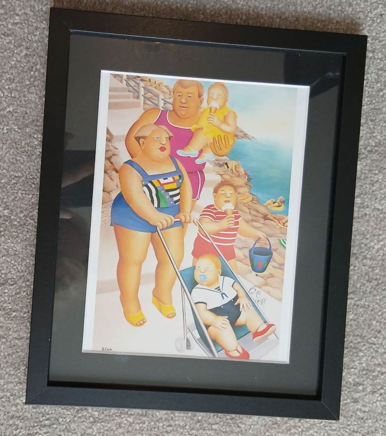 Beryl Cook framed print 