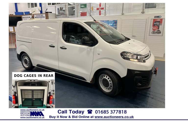 2018 Citroen Dispatch 1000 ENTERPRISE S/S S-A 1.6BLUE HDI 95PS VAN C/W DOG CAGES. ---------------...