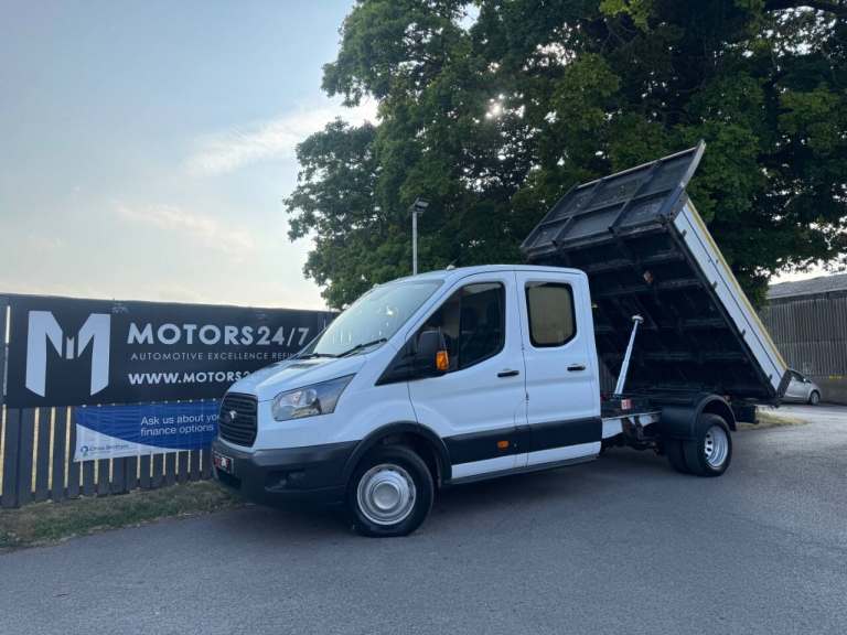 Ford Transit TRANSIT 350 2.0 TDCi 130ps DOUBLE CAB CHASSIS CAB TIPPER!+1