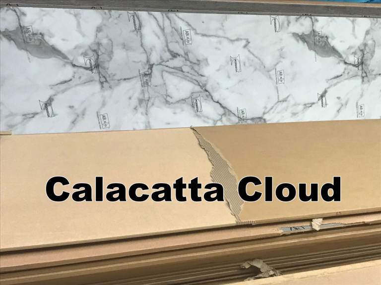 Wren Luxury Laminate Calacatta Cloud Matt Kitchen Worktops Countertops - priced to Clear.