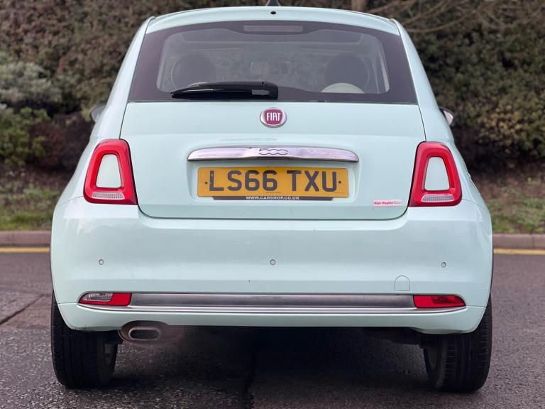 2016 Fiat 500 1.2 Lounge Euro 6 (s/s) 3dr HATCHBACK Petrol Manual