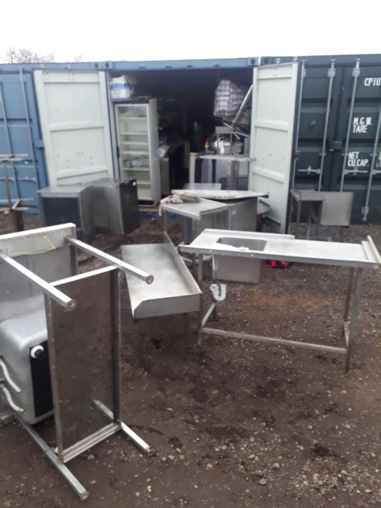 Catering equipment commercial stainless steel sinks basins potwash restaurant kitchen trailer items 