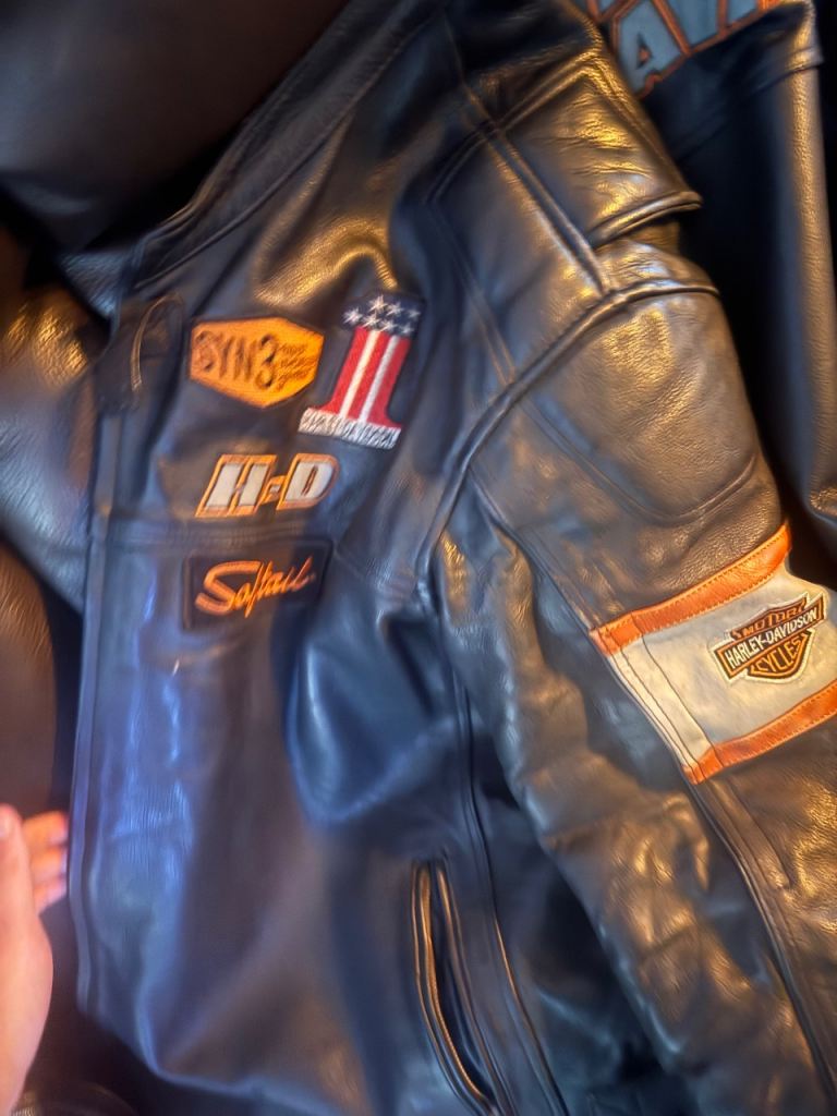 Harley-Davidson Softail Leather Jacket - Black, Good Condition