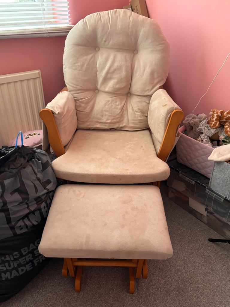 image for Rocking chair and foot stall