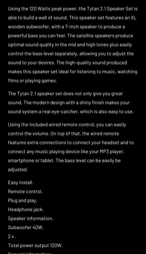 2.1 pc laptop speakers