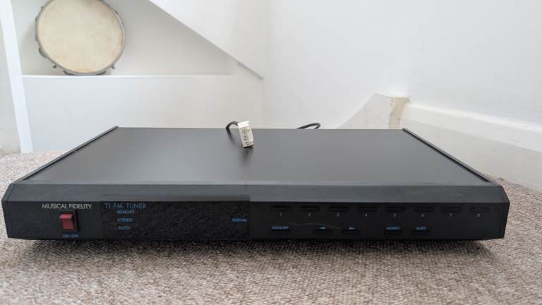 MUSICAL FIDELITY T1 FM TUNER – Black, Good Condition