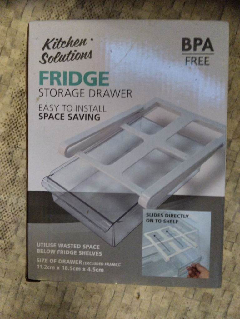 Fridge storage draws