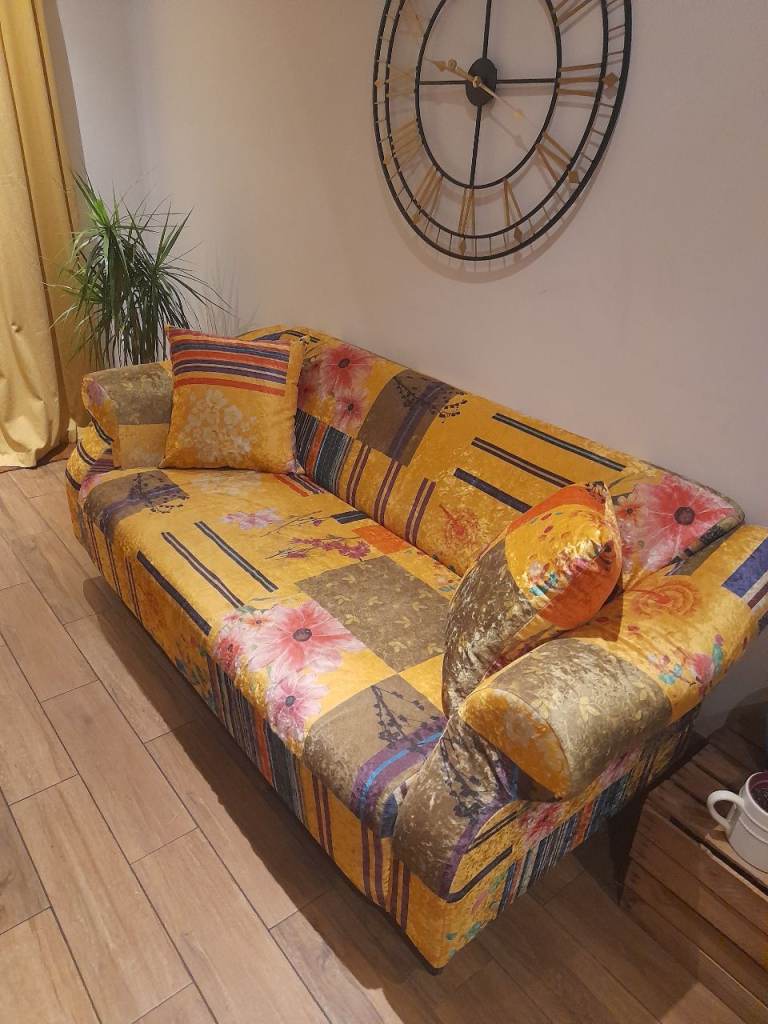 Gorgeous patchwork sofa 