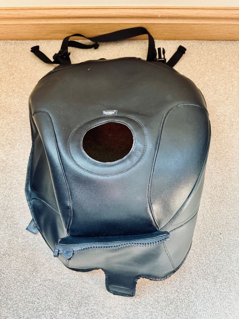  Genuine Triumph Leather Tank Cover and Bag 