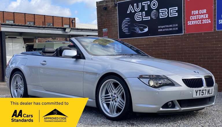 2007 BMW 6 Series 3.0 630i Sport Auto Euro 4 2dr CONVERTIBLE Petrol Automatic