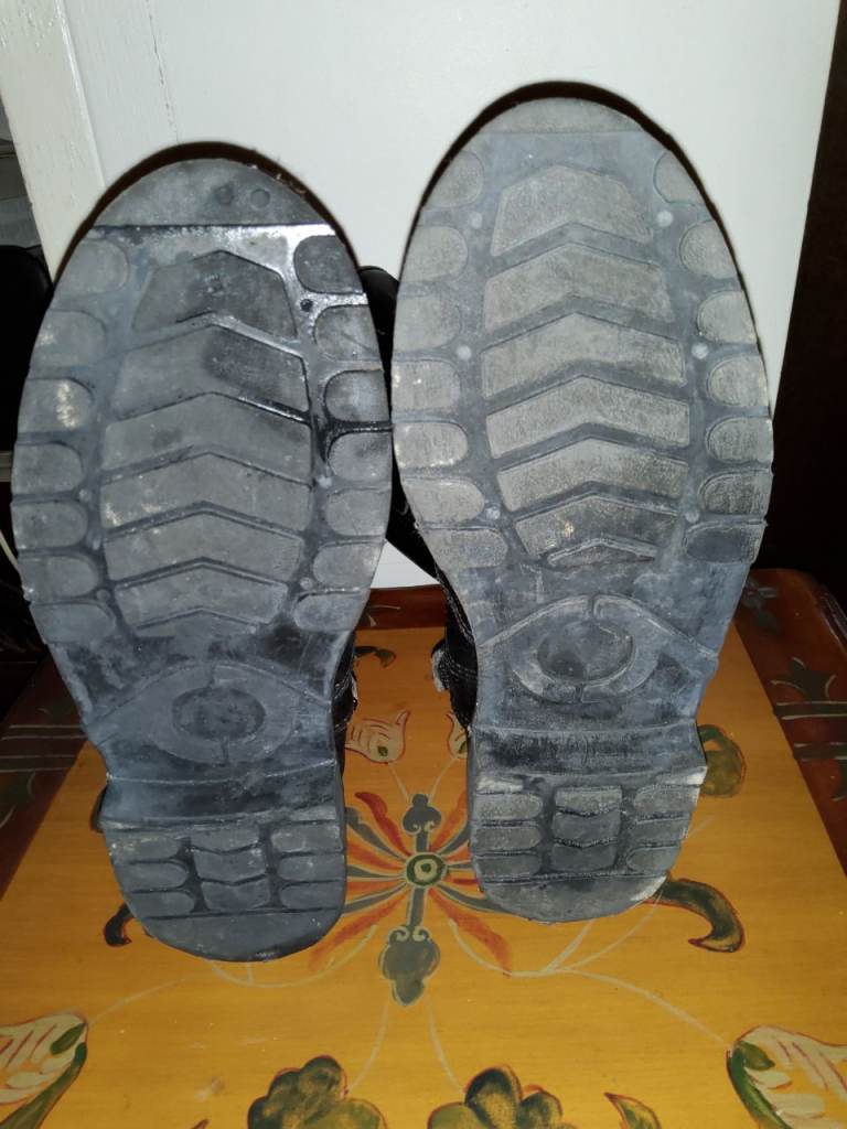 Pair Ladies Motorcycle Boots UK Size 4 Euro 38