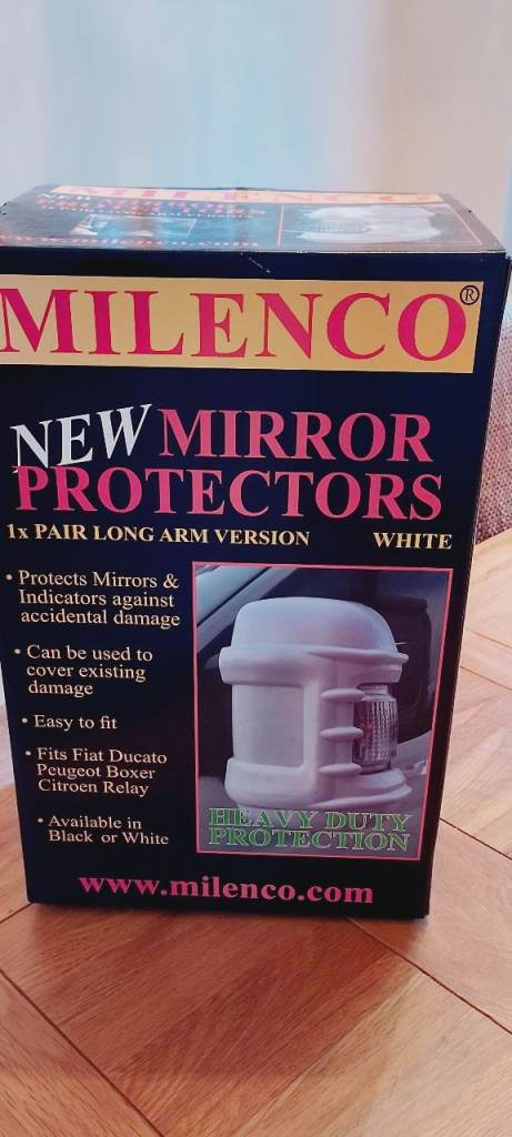 Motorhome Mirror Protectors to fit Peugeot Boxer/Fiat Ducatto - Used