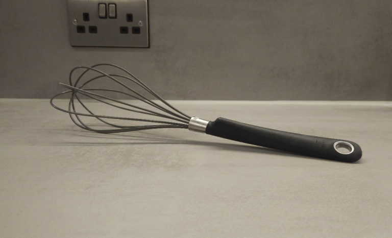 34cm Kitchen Whisk – Black & Stainless Steel