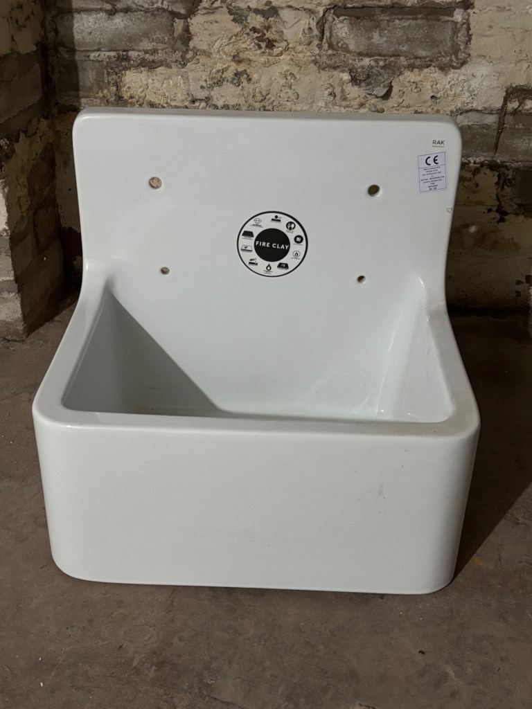 Rak fire clay sink - new 