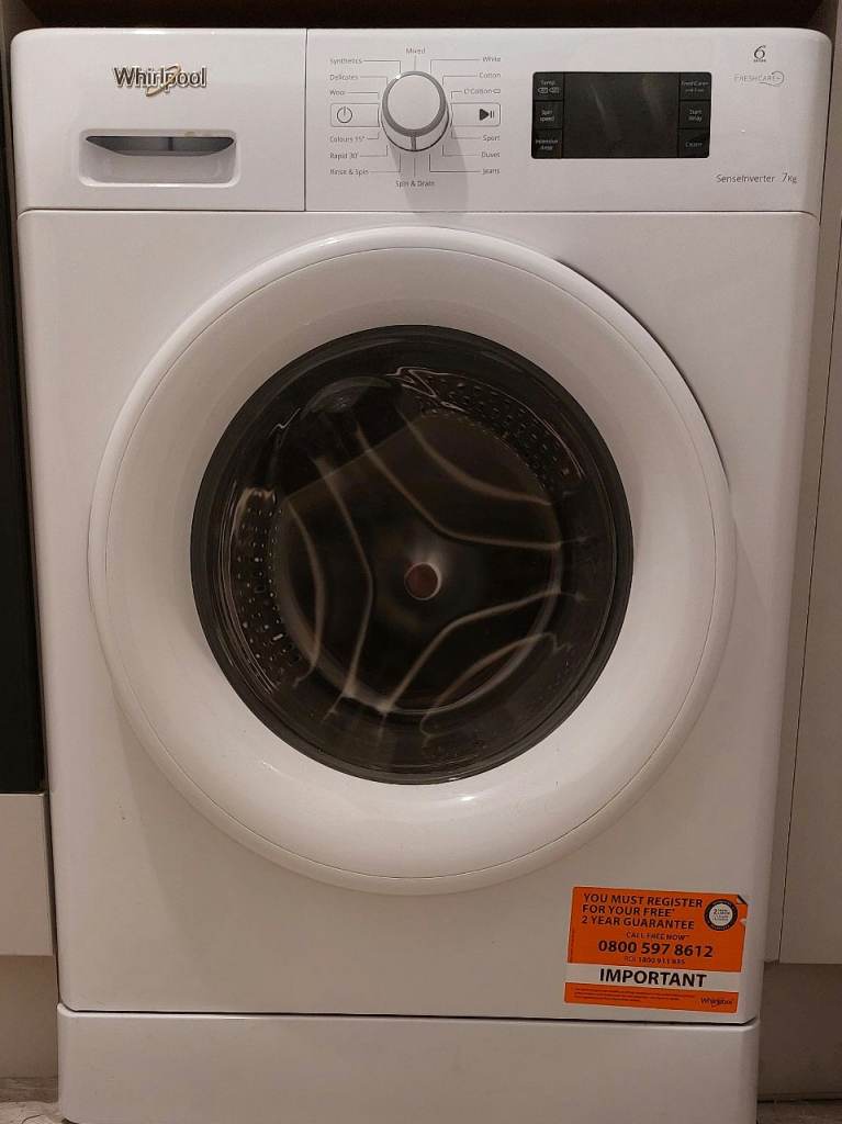 Washing Laundry machine Whirlpool 6 sense, 7kg