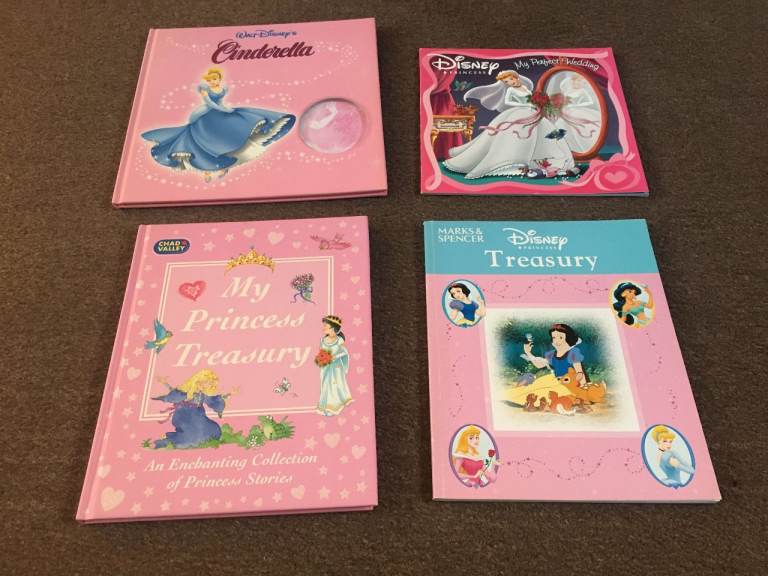 4 princess story books